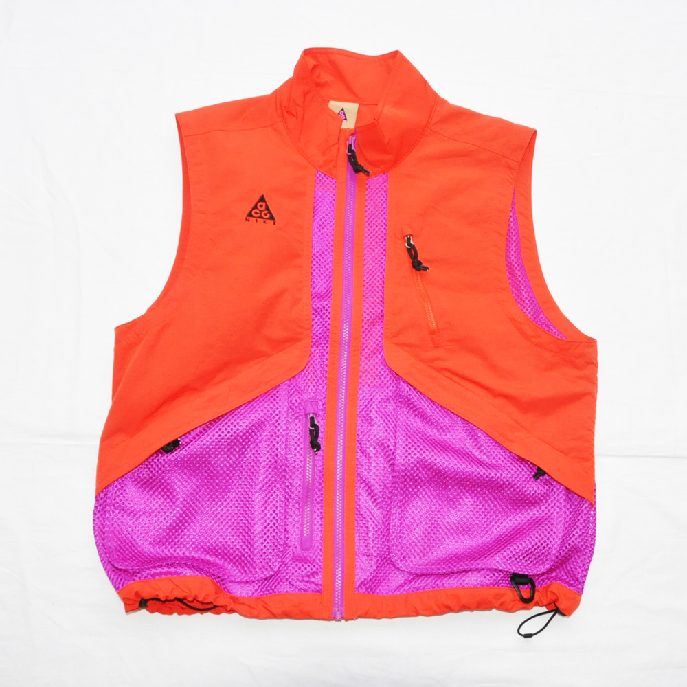 NIKE/ナイキ ACG ナイロンベストジャケット レッド×パープル | TUNNEL 