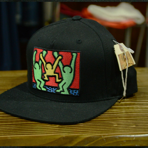 OBEY（オベイ×キースへリング）　スナップバック　ブラック