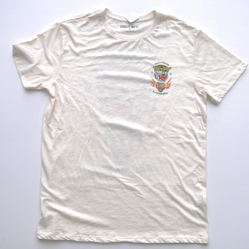 0BEY （オベイ）両面プリント半袖Tシャツ クリーム