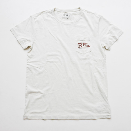 RRL/ダブルアールエル　 ビンテージフロントポケット半袖Tシャツ