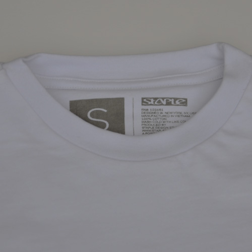 STAPLE　（ステイプル）　半袖Tシャツ ホワイト-4