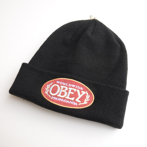 OBEY /オベイ フェルトロゴニットキャップ