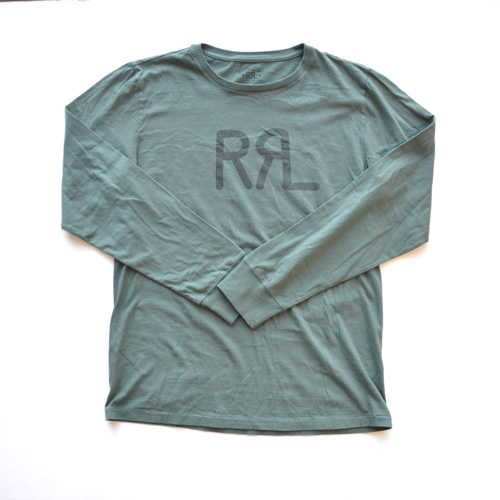 RRL/ダブルアールエル 　フロントロゴロングスリーブTシャツ