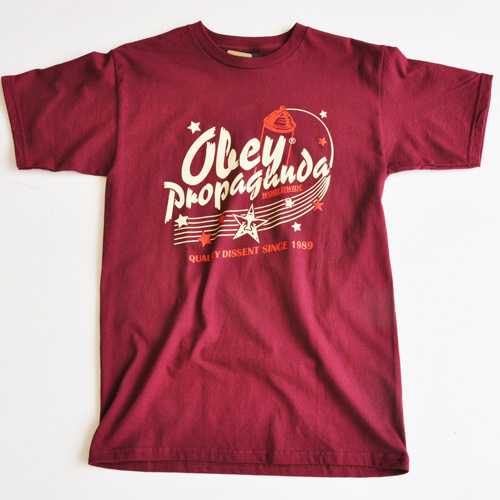 OBEY/オベイ　グラフプリント半袖Tシャツ