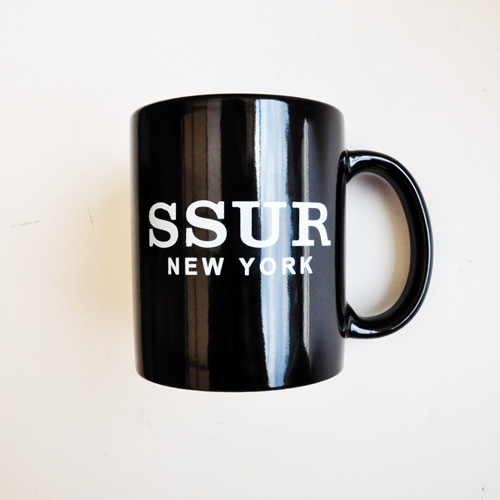 SSUR/サー　SSURロゴマグカップ　ブラック