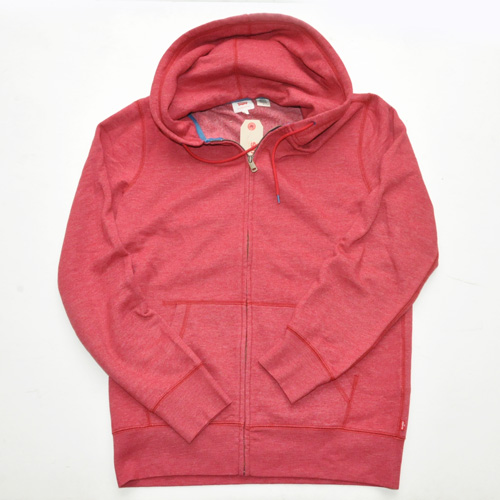 LEVI'S / リーバイス VINTAGE FULL ZIP SWEAT HOODIE RED | TUNNEL 