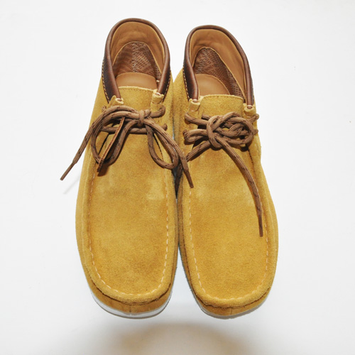 Clarks WALLABEE BOOT GTX (クラークス ワラビーブーツ GTX) DARK OCHRE SUEDE