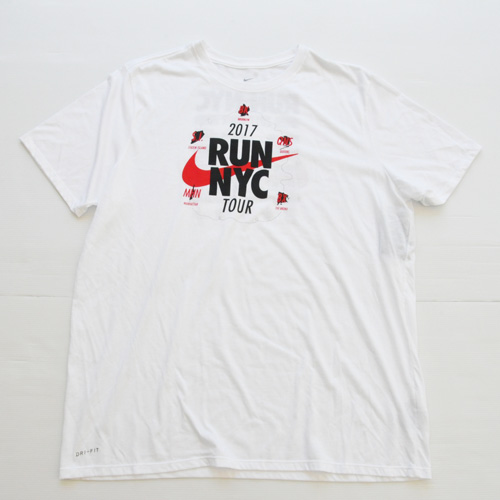 NIKE/ナイキ RUN NEW YORK CITY 2017 TOUR TEE BIG SIZE NY限定モデル