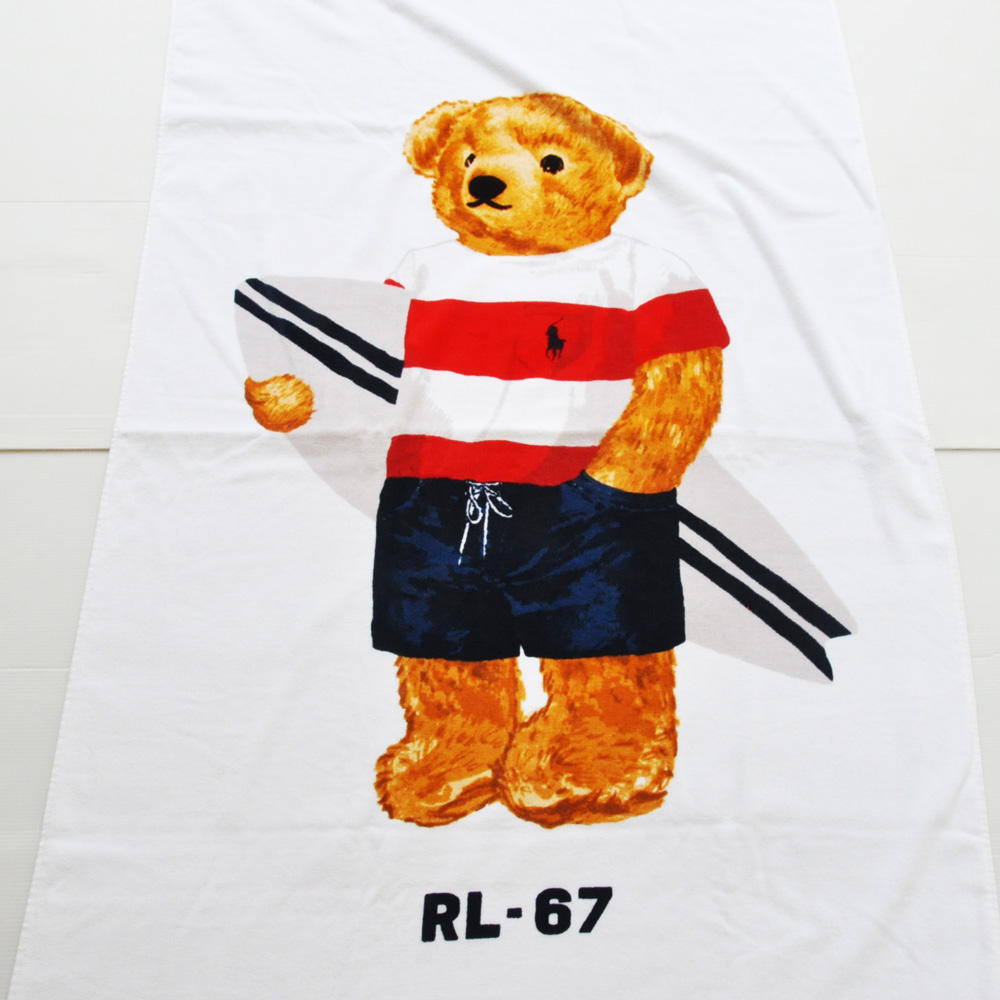 POLO RALPH LAUREN/ポロ ラルフローレン POLO BEAR 大判 BEACH TOWEL