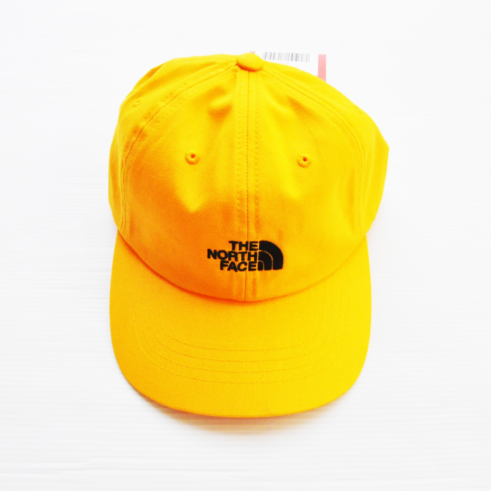 THE NORTH FACE/ザノースフェイス フロントロゴ6パネルCAP イエロー