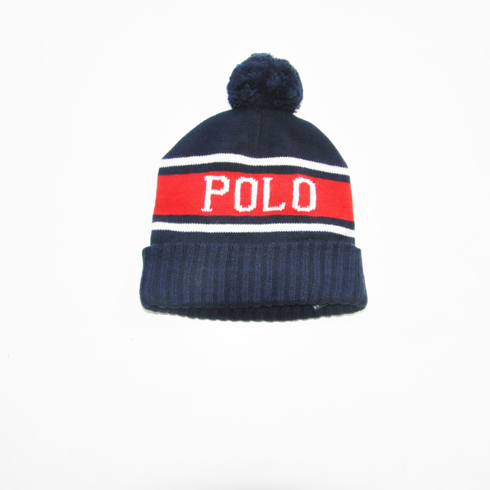 POLO RALPH LAUREN /ポロラルフローレン POLO ボンボリ付きニットキャップ