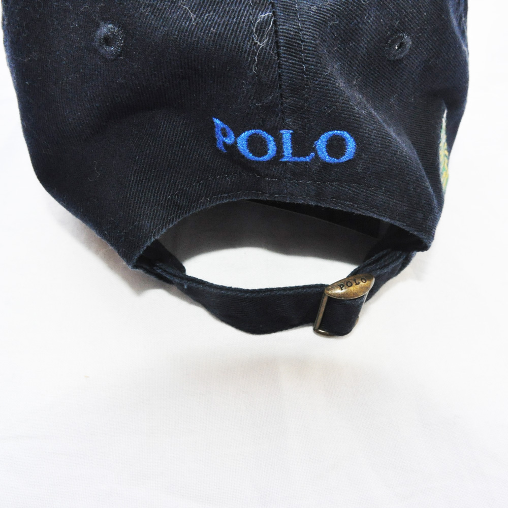 POLO RALPH LAUREN /ポロラルフローレン RUGBY刺繍 CAP ネイビー 
