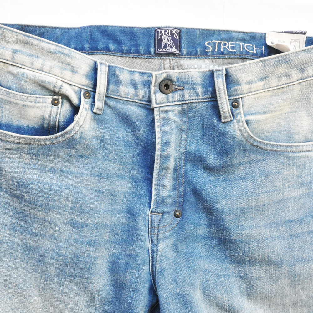 PRPS GOODS&CO./ピーアールピーエス グッズ＆コー SLIM FIT MID RISE STRETCH DENIM