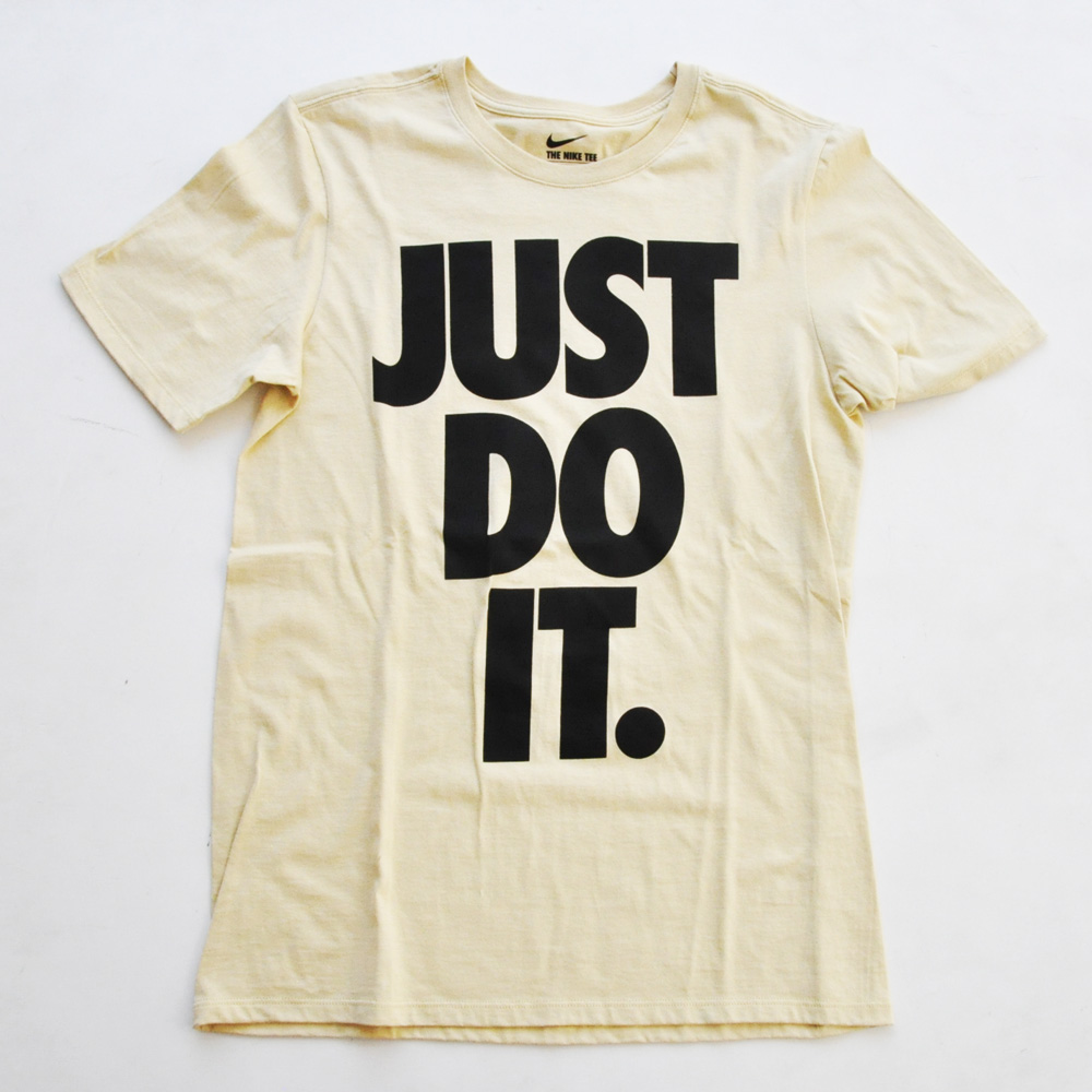 Nike ナイキ Just Do It 半袖tシャツ マスタードカラー Tunnel Store 大阪アメリカ村のストリートスタイルのセレクトショップ