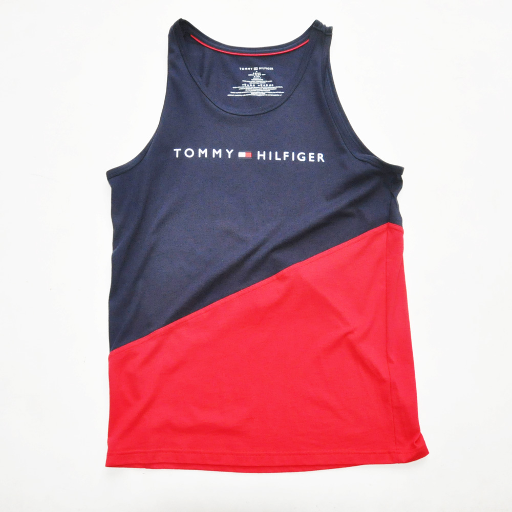 Tommy Hilfiger トミーヒルフィガー カラー切り返し タンクトップ Tunnel Store 大阪 アメリカ村のストリートスタイルのセレクトショップ Tommy Hilfiger トミーヒルフィガー カラー切り返し タンクトップ Tunnel Store 大阪 アメリカ村のストリートスタイルのセレクトショップ