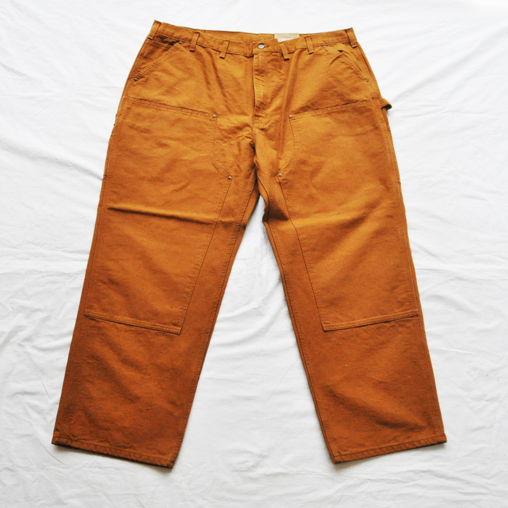 CARHARTT/カーハート US CARHARTT WASHED DUCK DOUBLE FRONT WORK DUNGAREES PANTS / BIG SIZE / W46