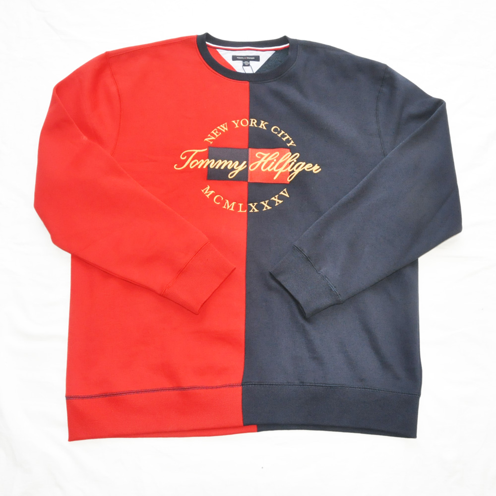 TOMMY HILFIGER /トミーヒルフィガー NEW YORK CITY MCML XXXV クルーネックスウェット BIG SIZE