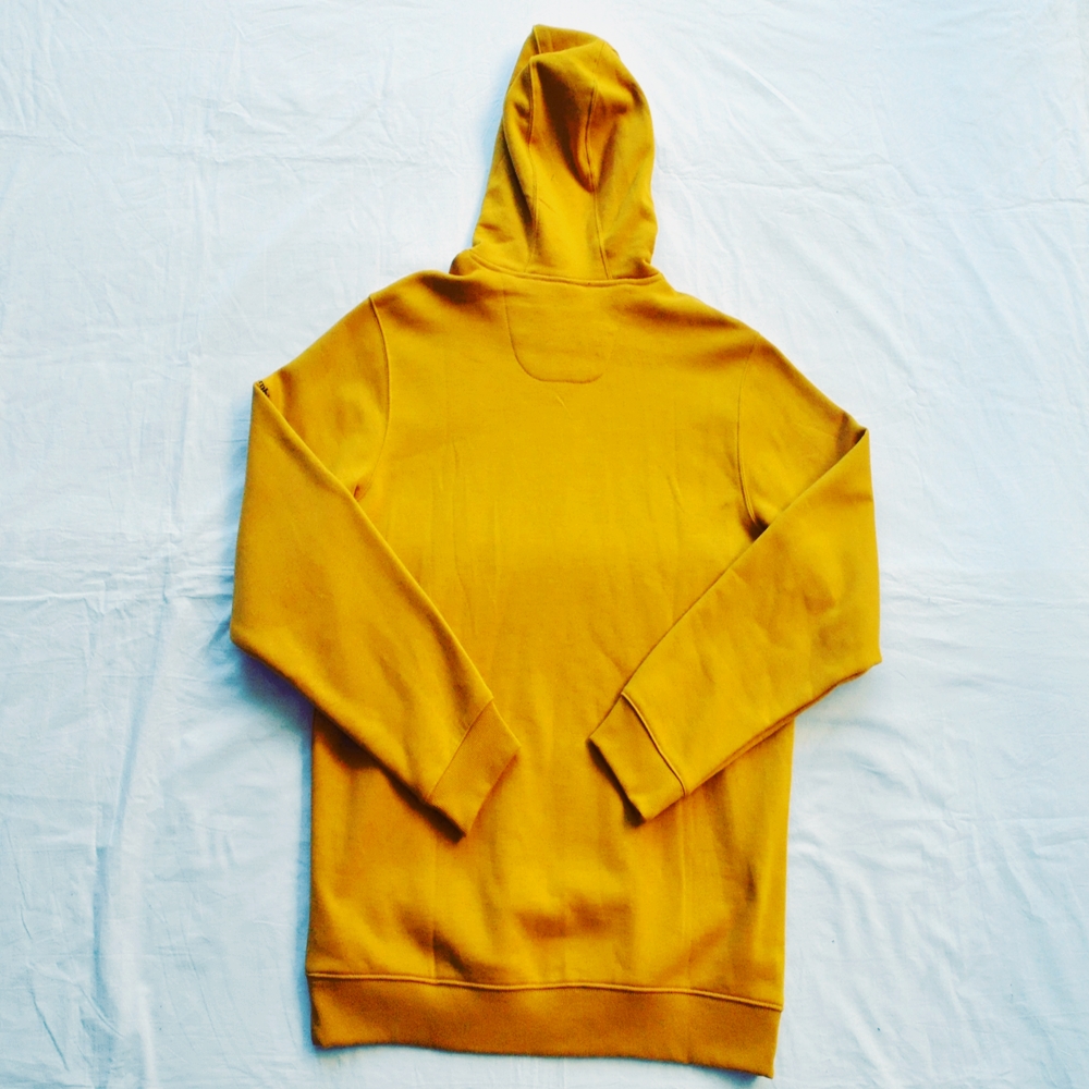 COLUMBIA/コロンビア EMBROIDERY COLUMBIA LOGO PULL OVER SWEAT HOODIE MUSTARD COLOR BIG SIZE-2