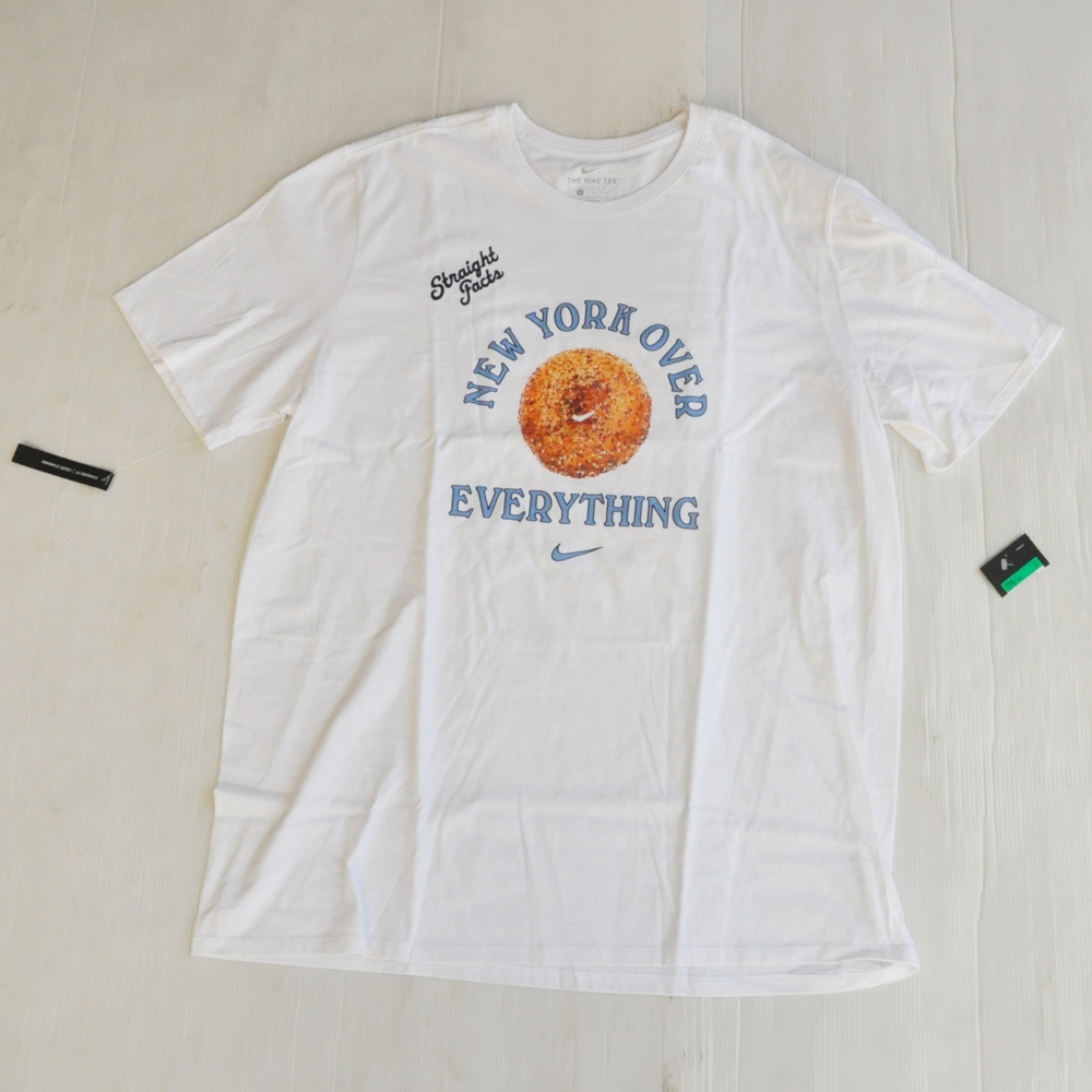 NIKE/ナイキ NEW YORK OVER EVERY THING  T-SHIRT WHITE NYC LIMITED BIG SIZE