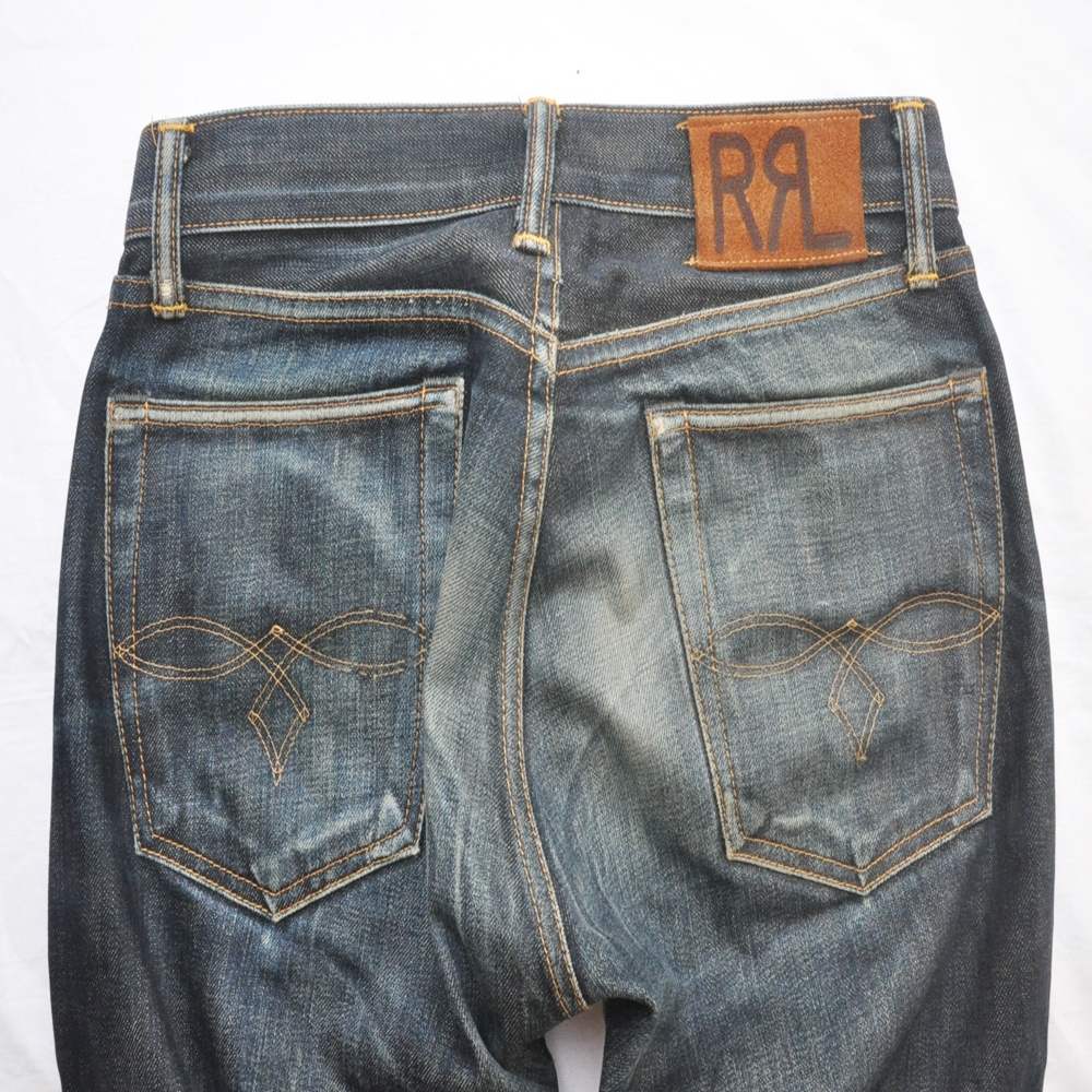 RRL/ダブルアールエル LOW STRAIGHT DENIM PANTS JAPAN WOVEN SELVEDGE