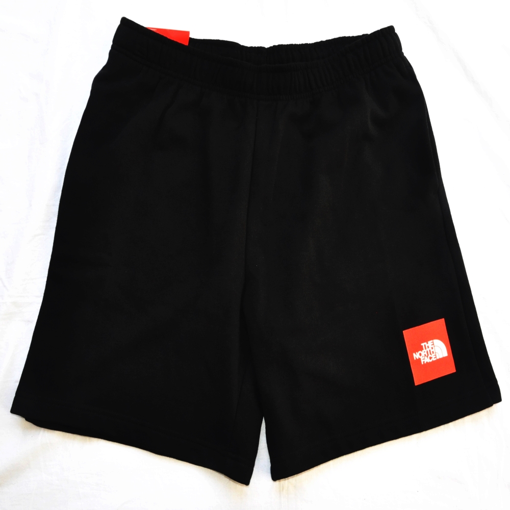 THE NORTH FACE/ザノースフェイス THE NORTH FACE BOX LOGO SWEAT SHORTS BLACK BIG SIZE