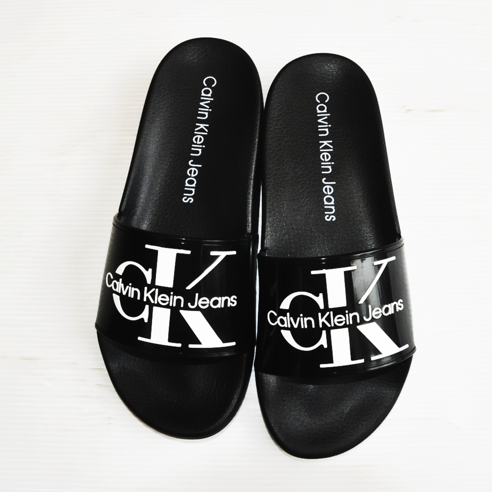 CALVIN KLEIN JEANS/カルバンクラインジーンズ ONE POINT LOGO RUBBER SANDALS