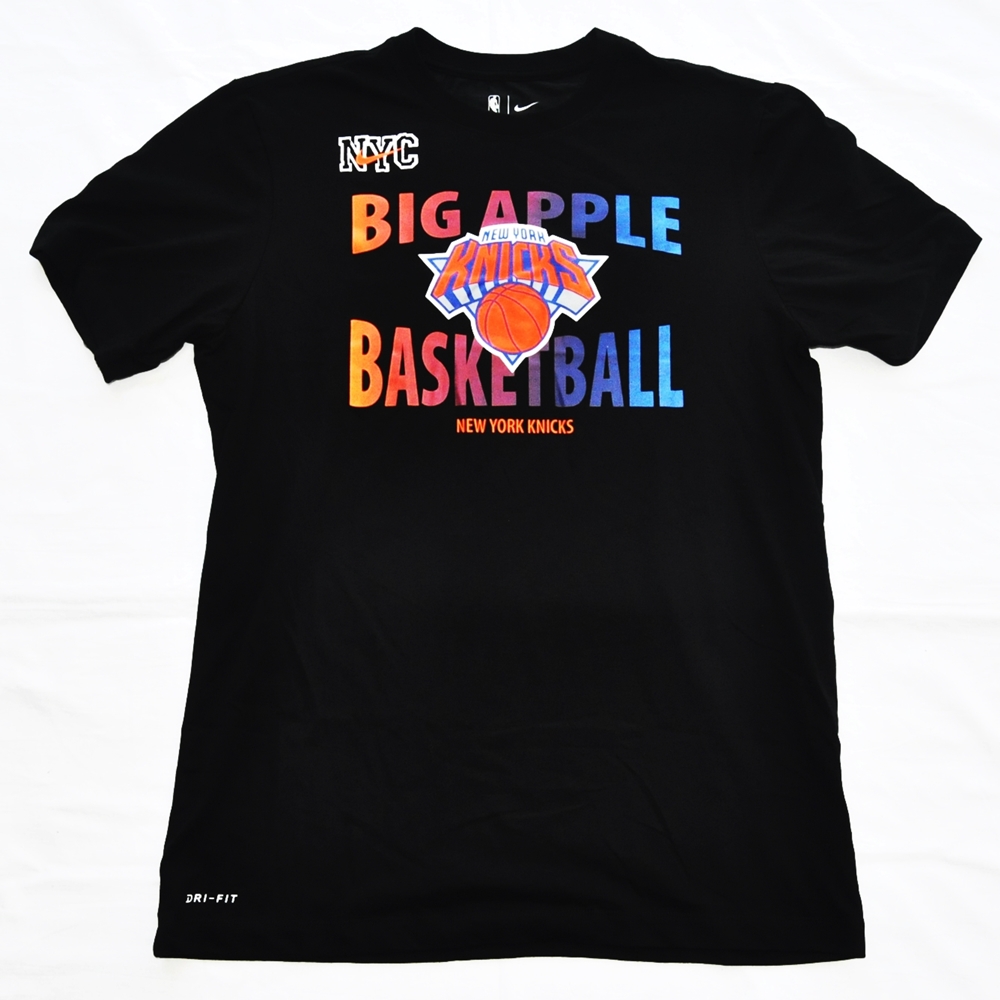 NIKE/ナイキ BIG APPLE NEW YORK KNICKS BASKET BALL DRY FIT T-SHIRT NYC LIMITED  L,XXL