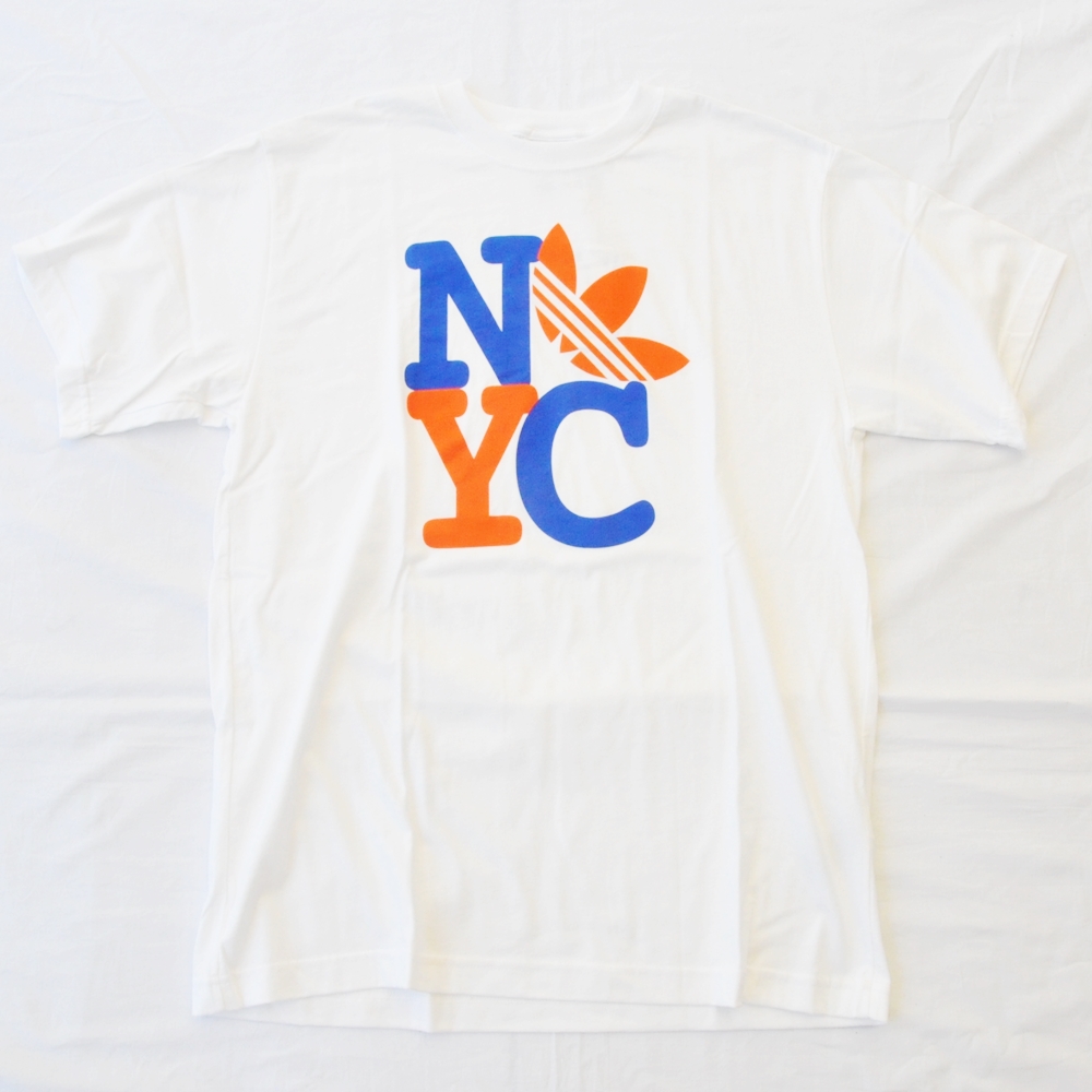 ADIDAS/アディダス adidas Original NYC TREFOIL LOGO T-SHIRT