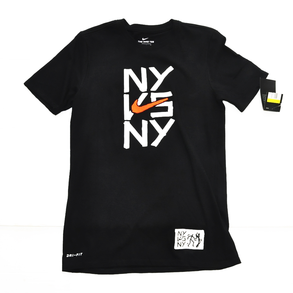 NIKE/ナイキ NY VS NY BASKET BALL DRY FIT T-SHIRT BLACK