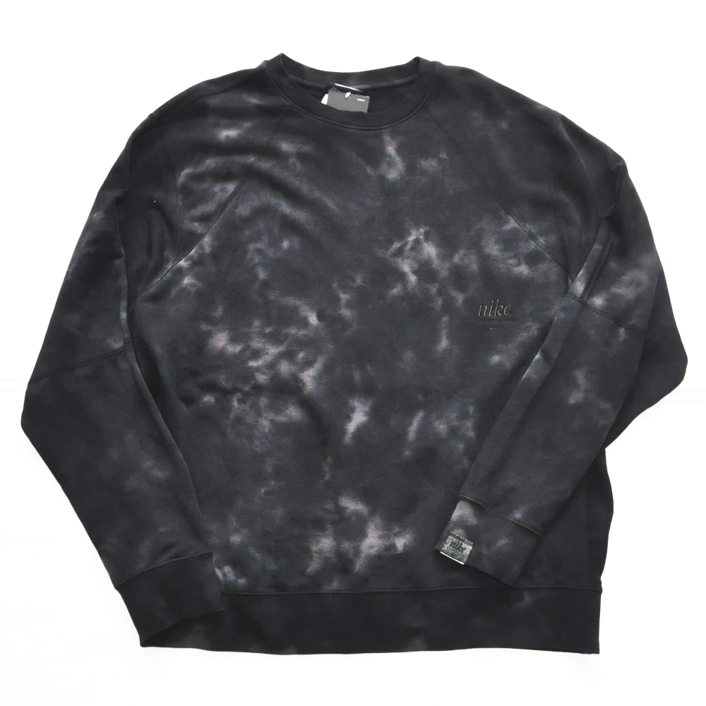 NIKE/ナイキ UNUSUAL BY DESIGN NIKE SPORTSWEAR CLUB TIE DYE DYEING FRENCH TERRY CREW NECK SWEAT