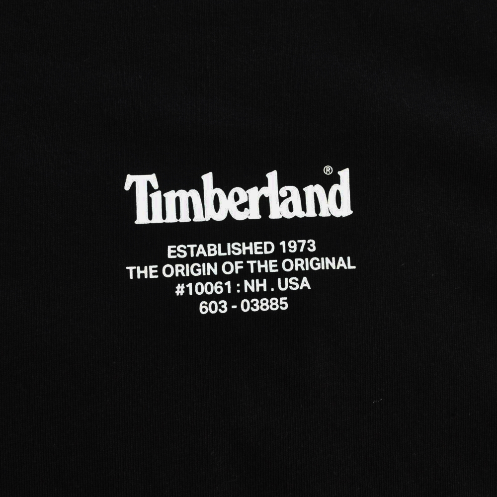 TIMBERLAND / ティンバーランド BACK TIMBERLAND LOGO  LONG SLEEVE T-SHIRT BLACK BIG SIZE-4