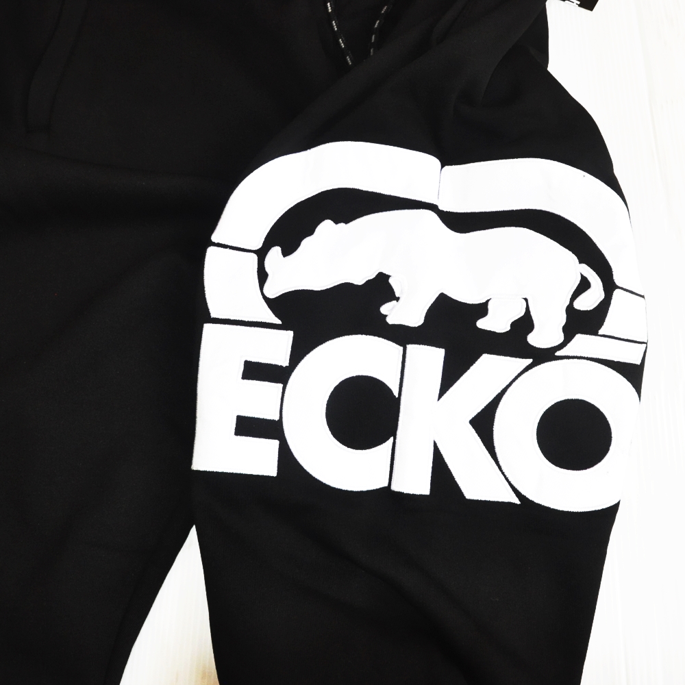 ECKO UNLTD / エコーアンリミテッド BIG PATCH ECKO SWEAT PANTS BLACK BIG SIZE-3