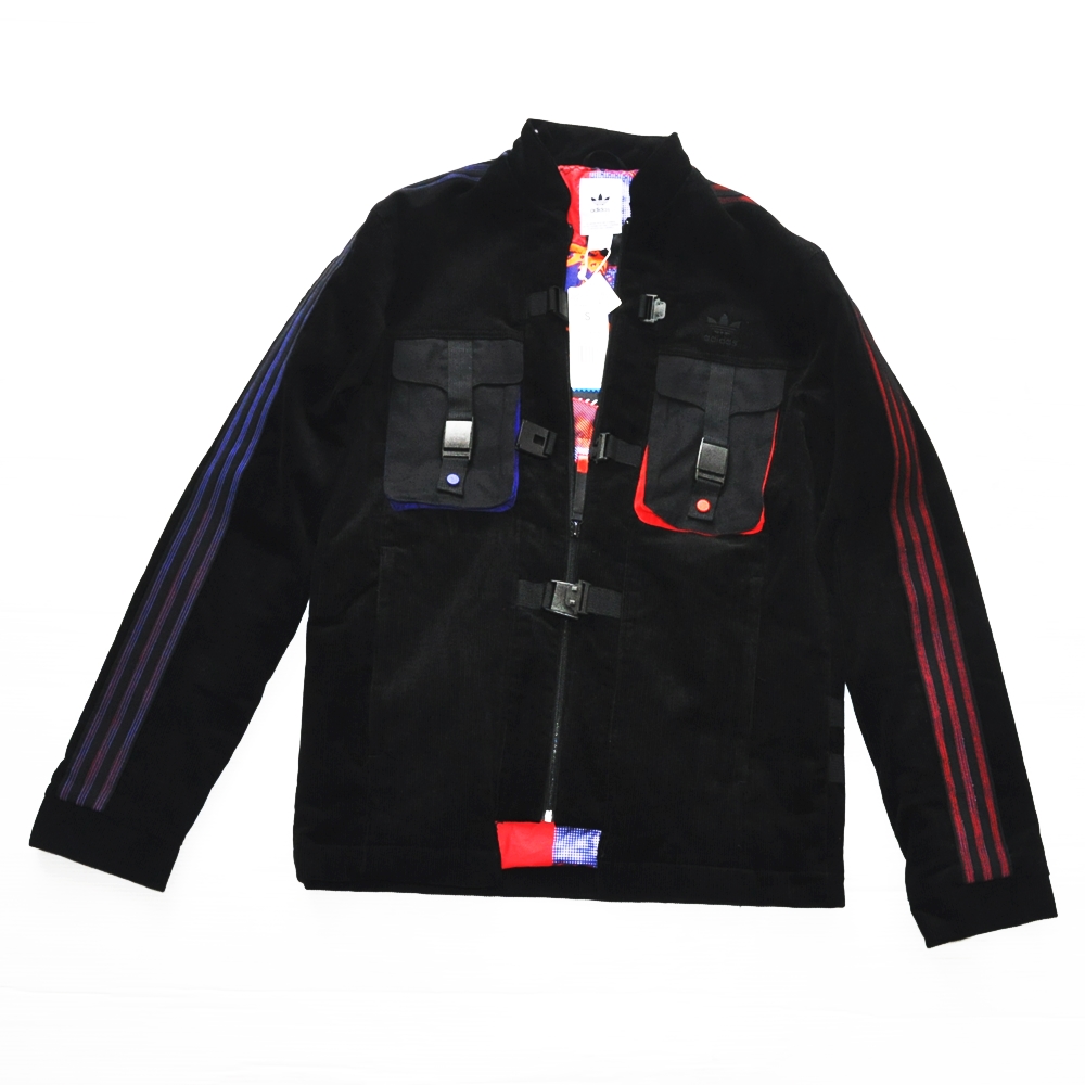 ADIDAS / アディダス CNY CORDUROY COACH JACKET BLACK