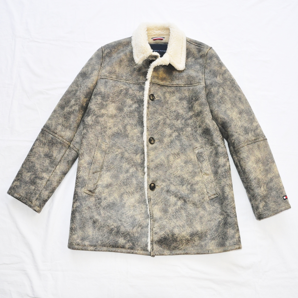 TOMMY HILFIGER /トミーヒルフィガー MOUTON FLIGHT COAT