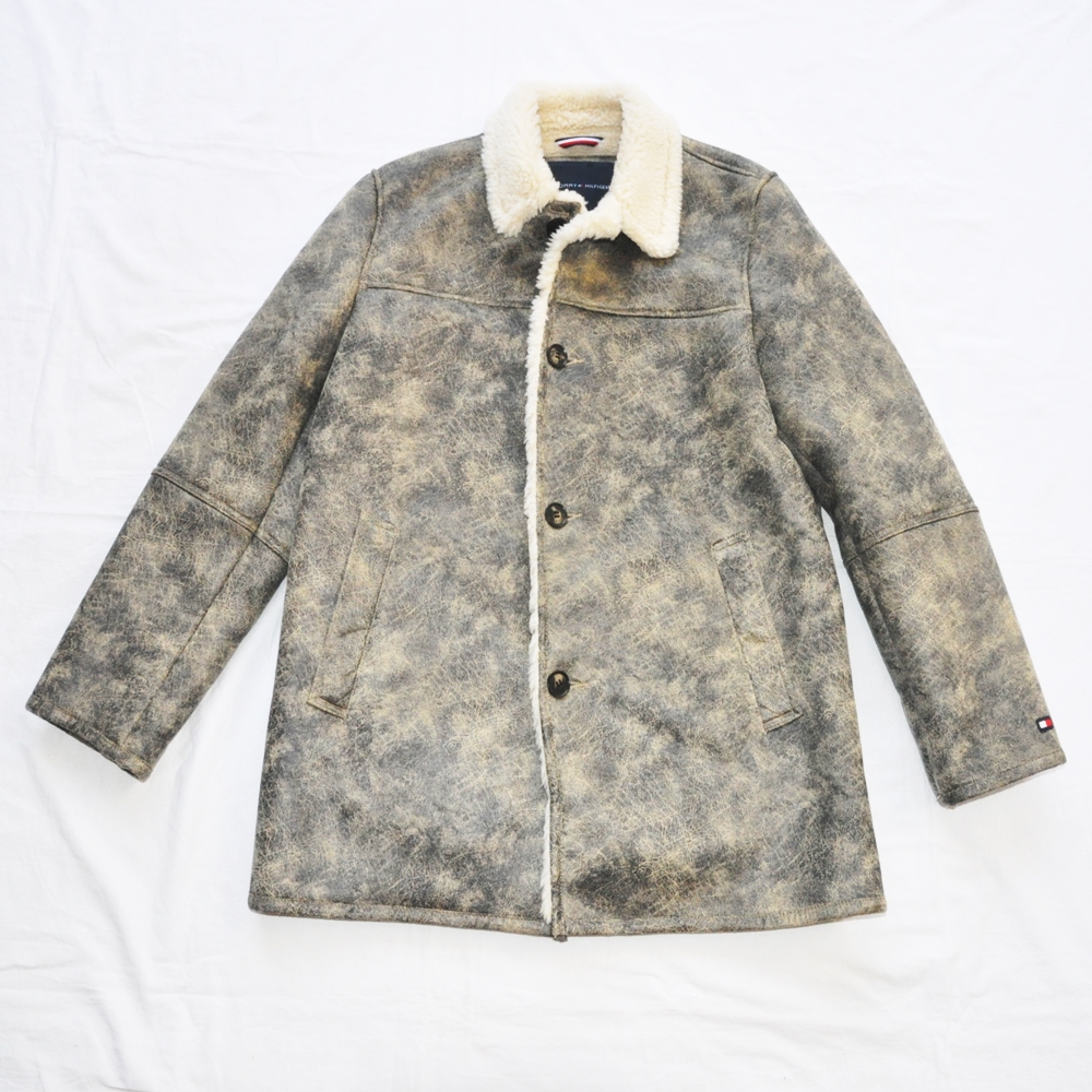 TOMMY HILFIGER /トミーヒルフィガー MOUTON FLIGHT COAT