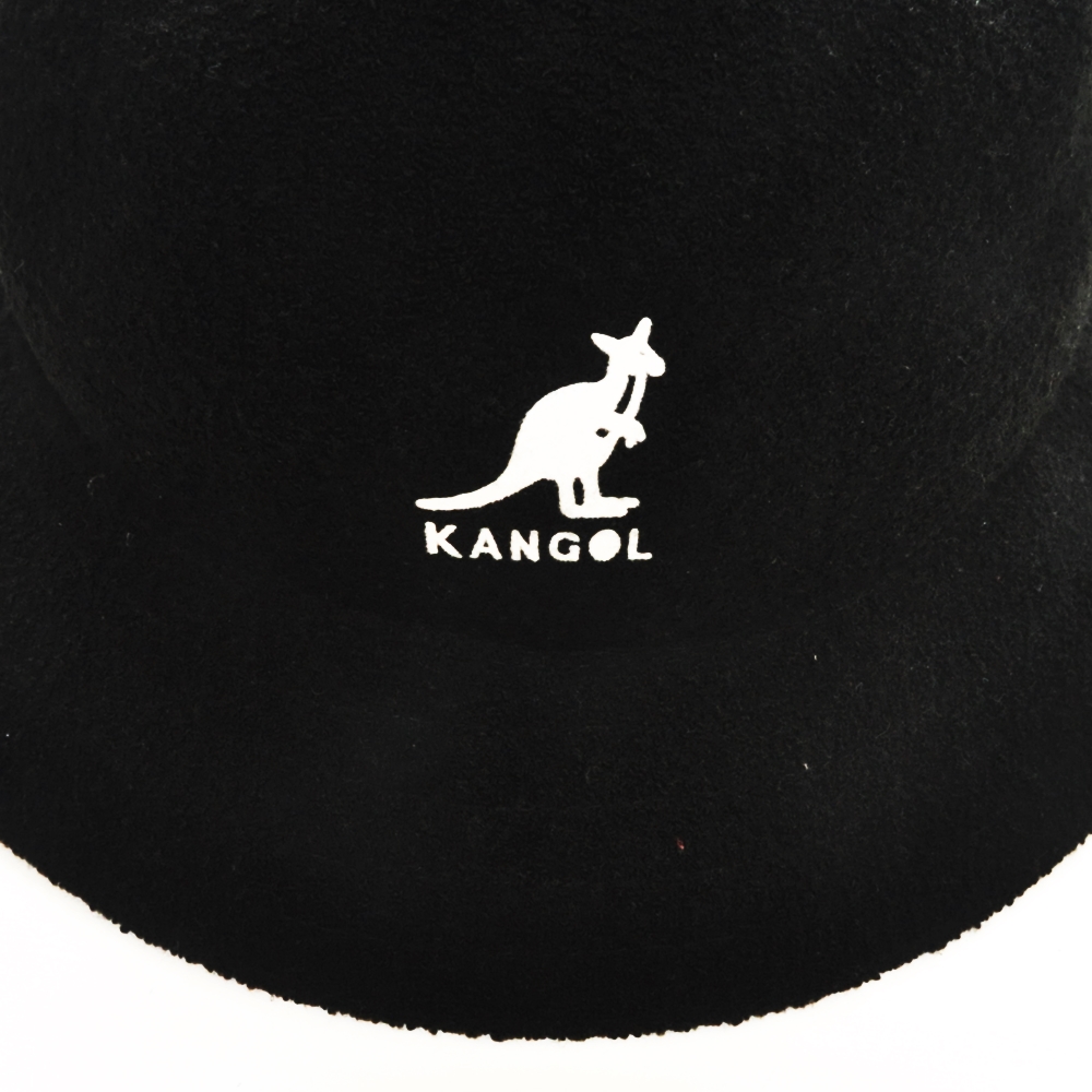 KANGOL / カンゴール OVERSIZED BERMUDE CASUAL PILE FABRIC HAT BLACK-3