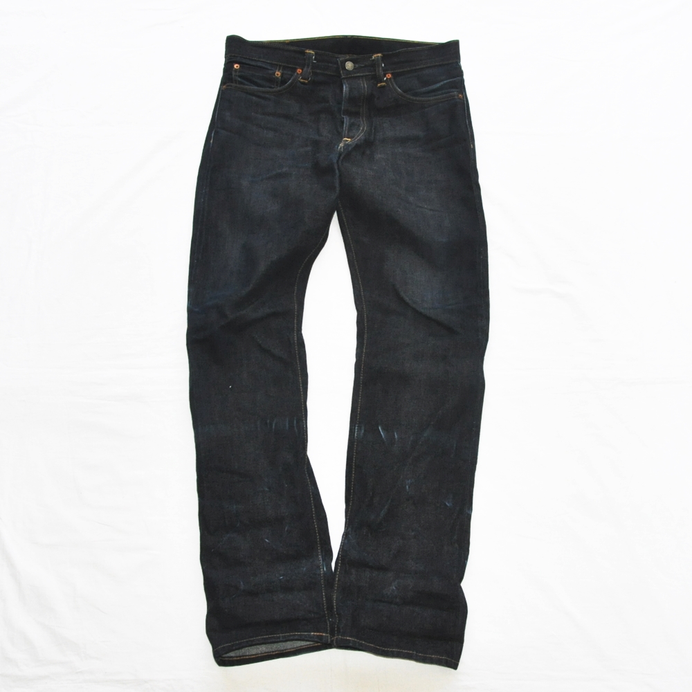 RRL / ダブルアールエル LOW STRAIGHT DENIM PANTS JAPAN WOVEN SELVEDGE DENIM USED