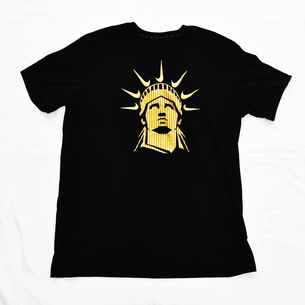 NIKE / ナイキ NIKE SPORTS WEAR NYC 5 BOROUGH STATUE OF LIBERTY LOGO T-SHIRT BLACK