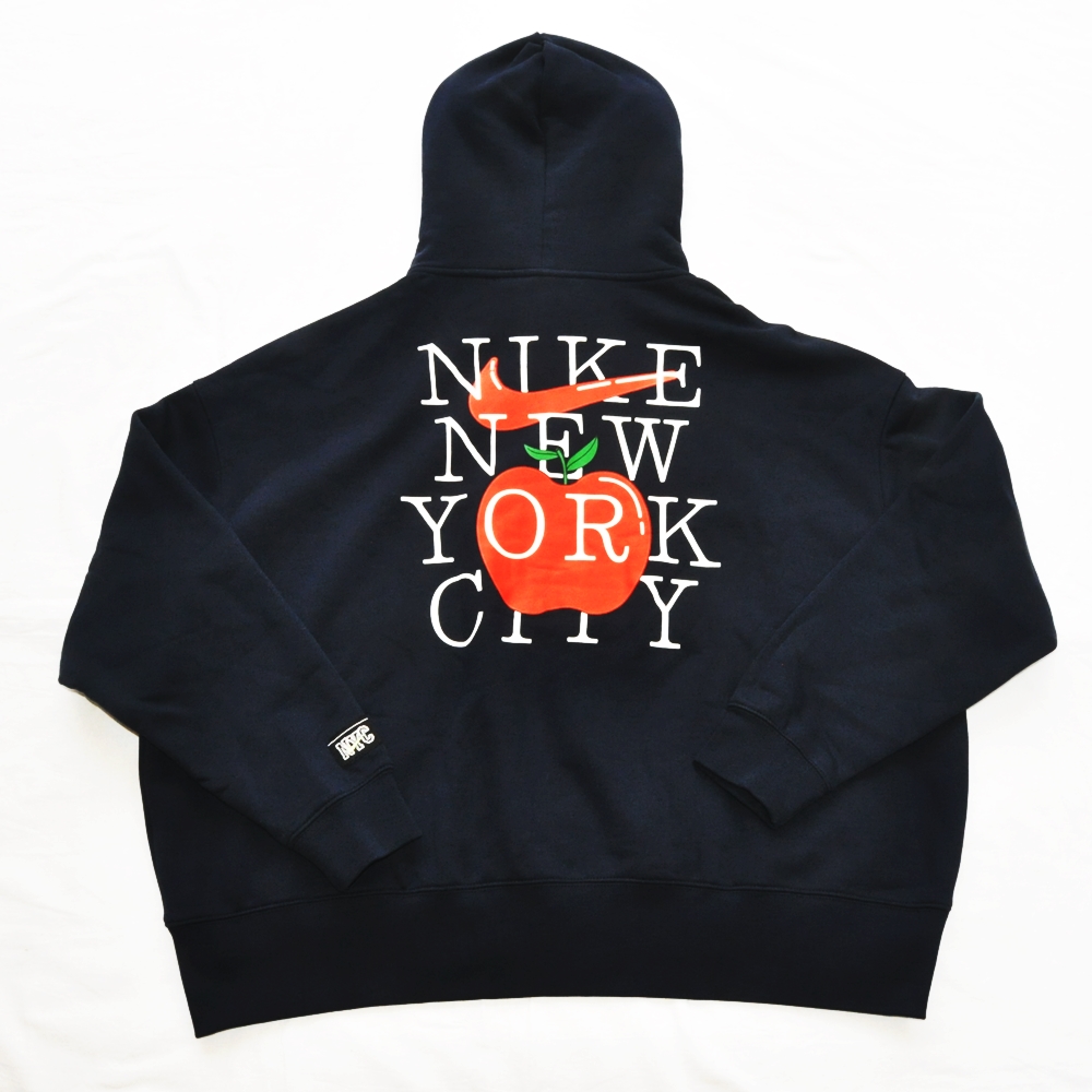 NIKE / ナイキ NYC THE BIG APPLE PULLOVER SWEAT HOODIE NAVY NYC LIMITED BIG SIZE