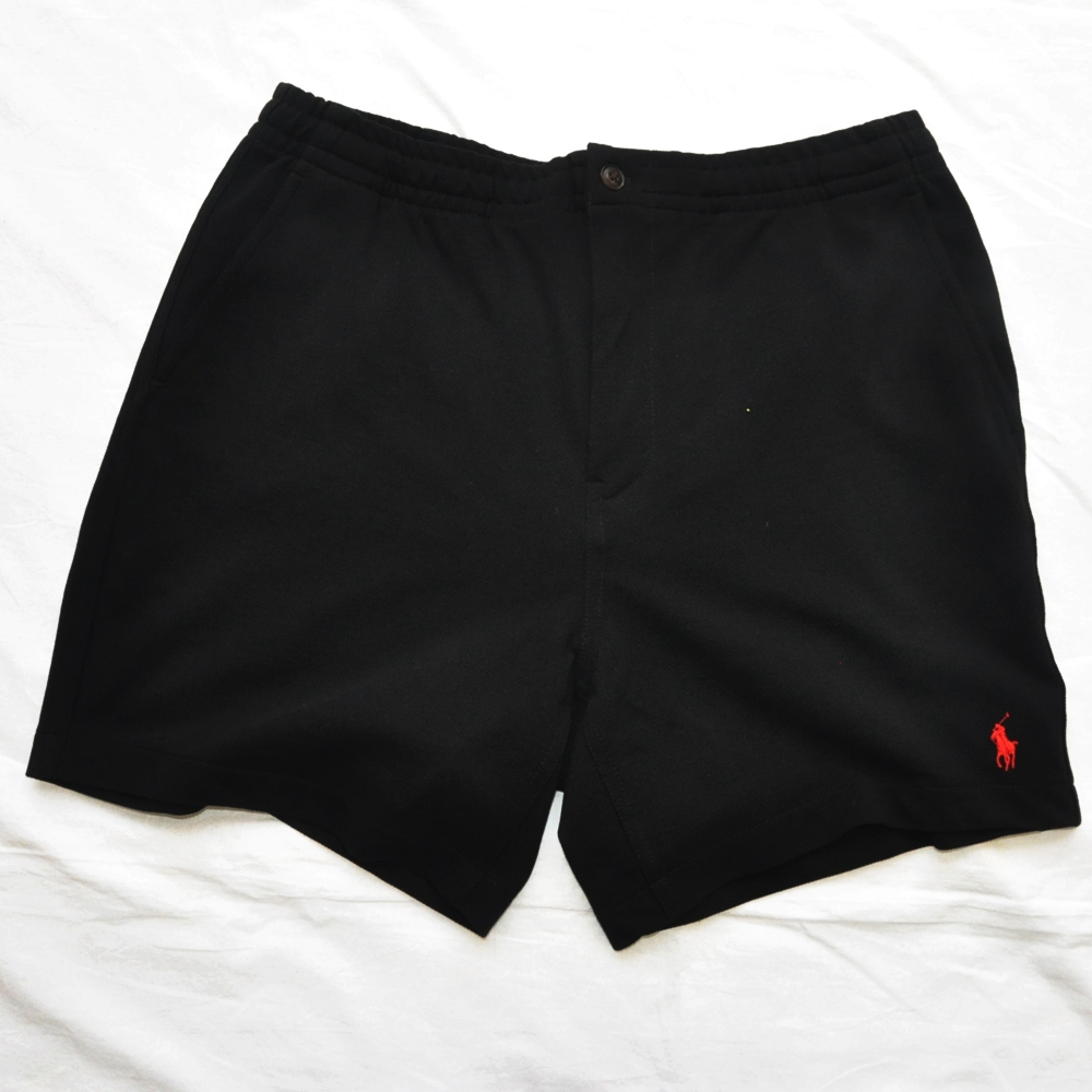 POLO RALPH LAUREN / ポロラルローレン ONE POINT PONY LOGO CLASSIC BLACK SHORTS