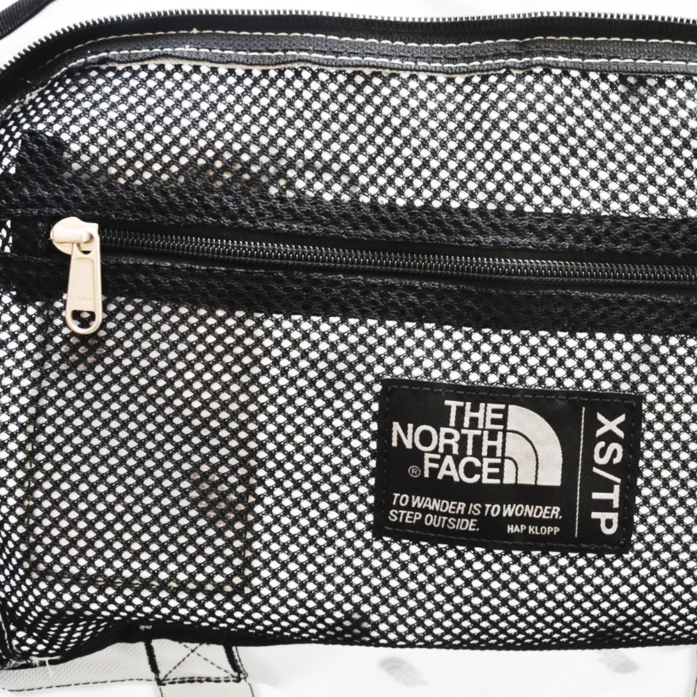 THE NORTH FACE / ザノースフェイス BASE CAMP DUFFLE XS TIN GREY TOSSED LOGO PRINT-6