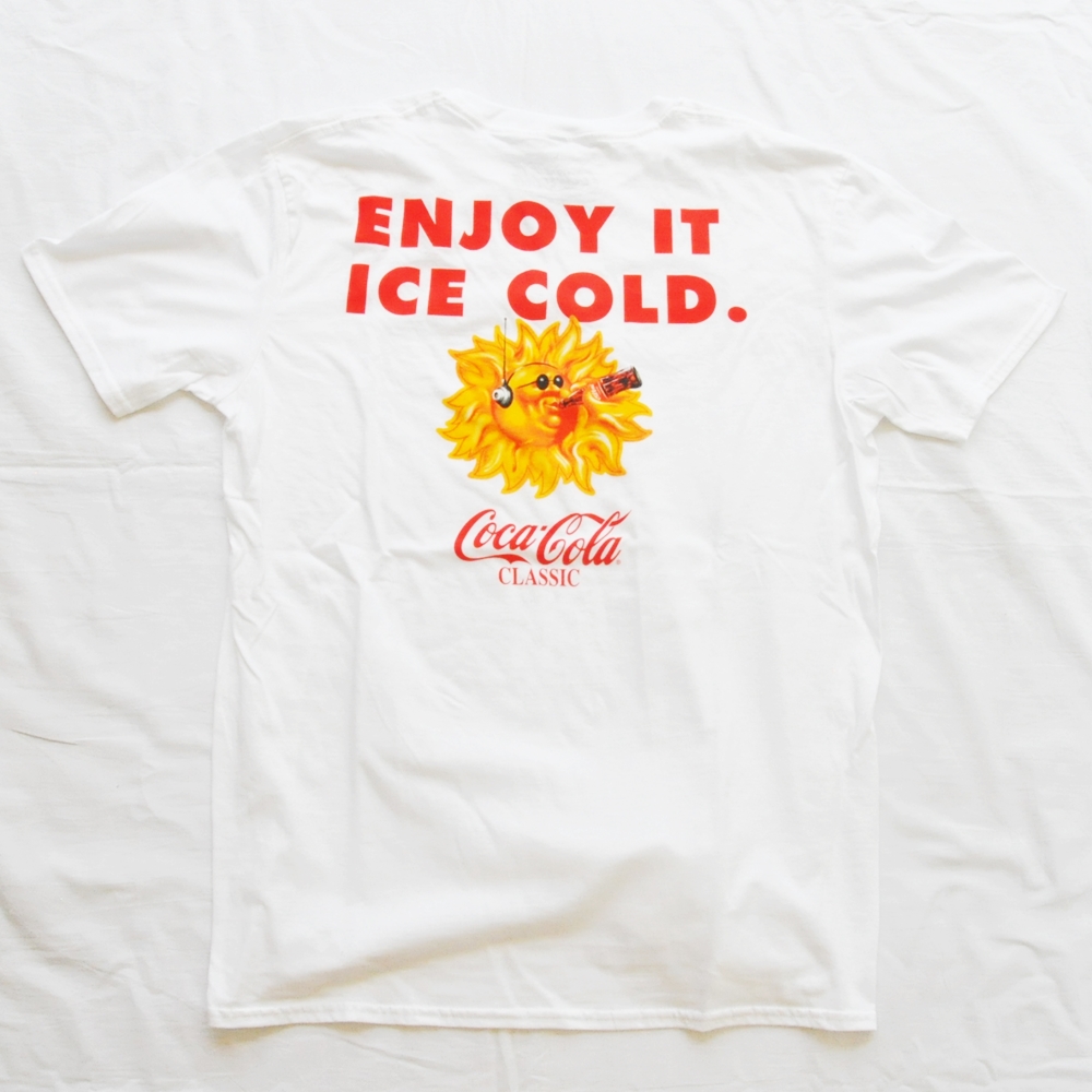 COCA-COLA / コカ・コーラー COCA-COLA LOGO T-SHIRT WHITE