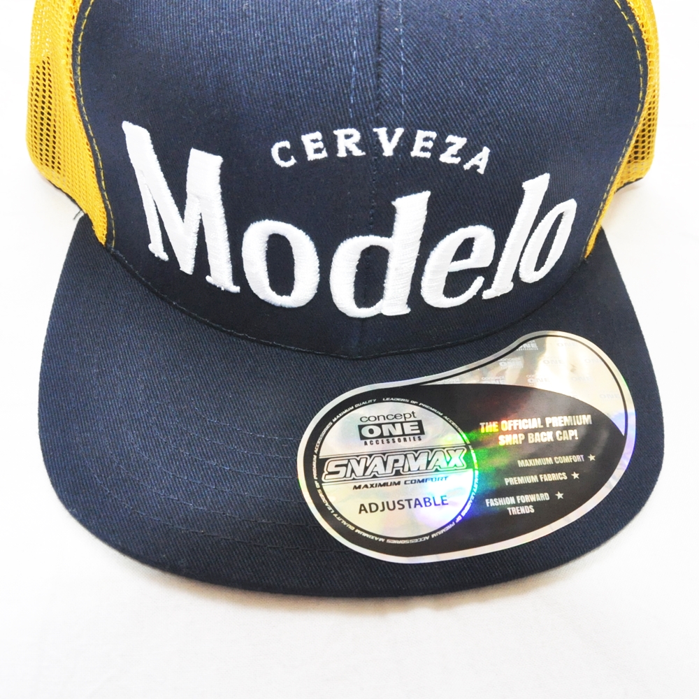 Modelo ビール モデロ メキシカン ビール ネイビー 刺繍 キャップ