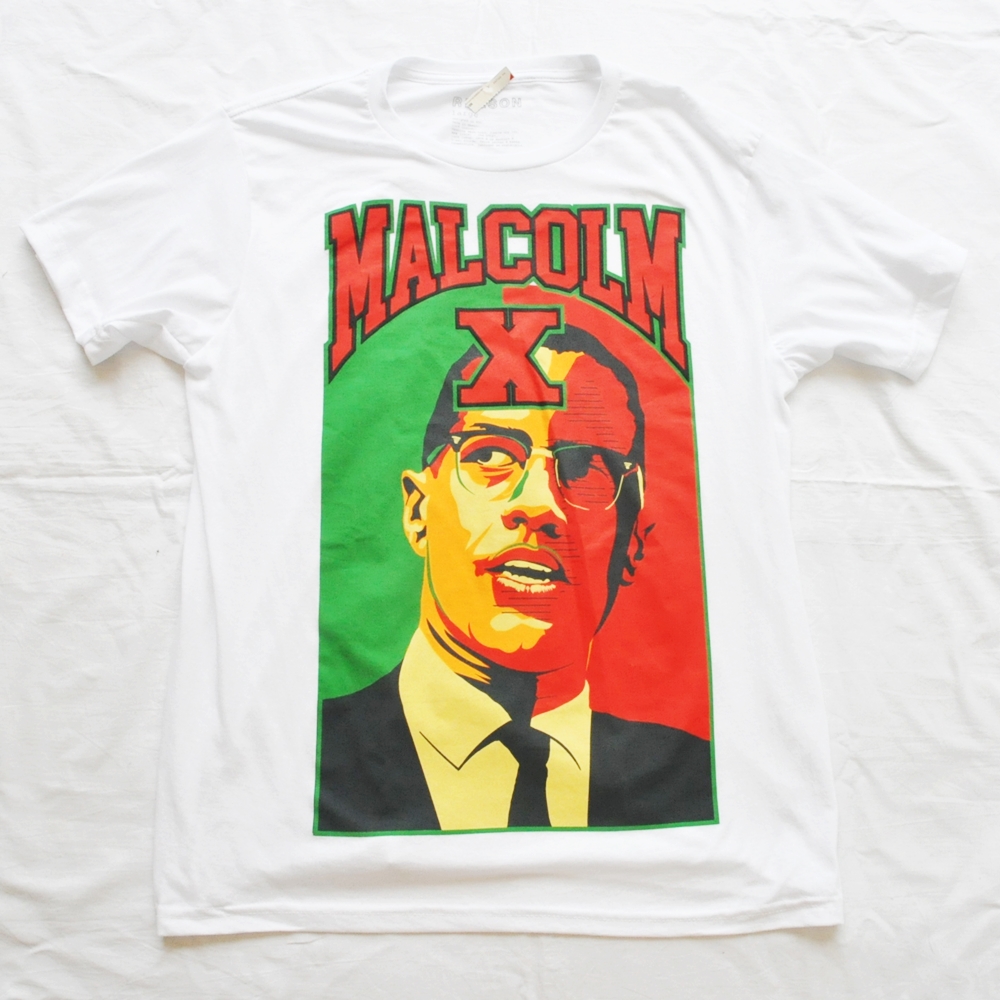 REASON / リーズン BIG PRINT MALCOLM X T-SHIRT WHITE