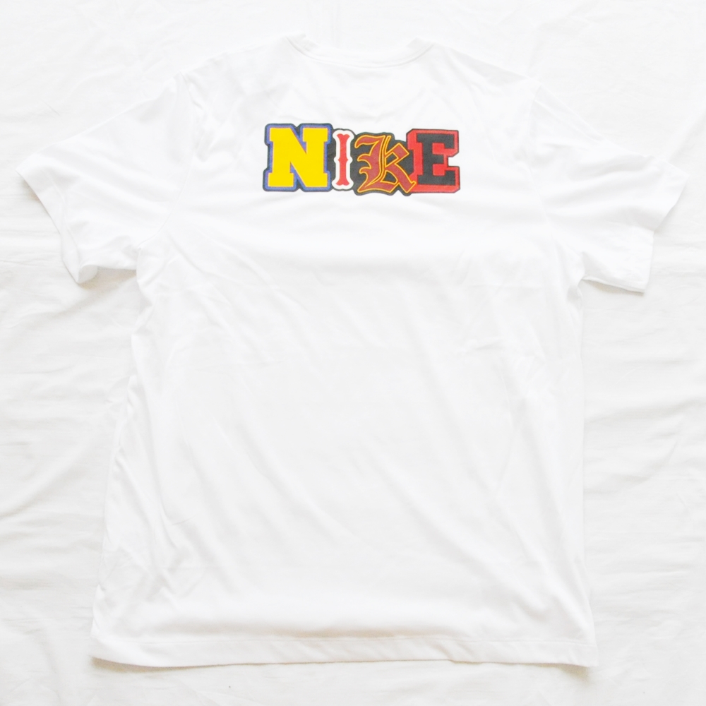 NIKE / ナイキ DRY-FIT BASKETBALL NIKE LOGO T-SHIRT WHITE BIG SIZE