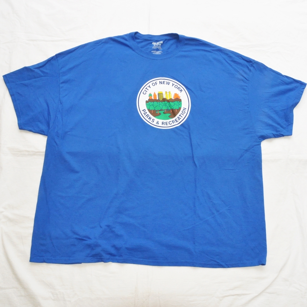 NO BRAND / CITY OF NEW YORK PARKS&RECREATION STAFF T-SHIRTS VINTAGE BIG SIZE