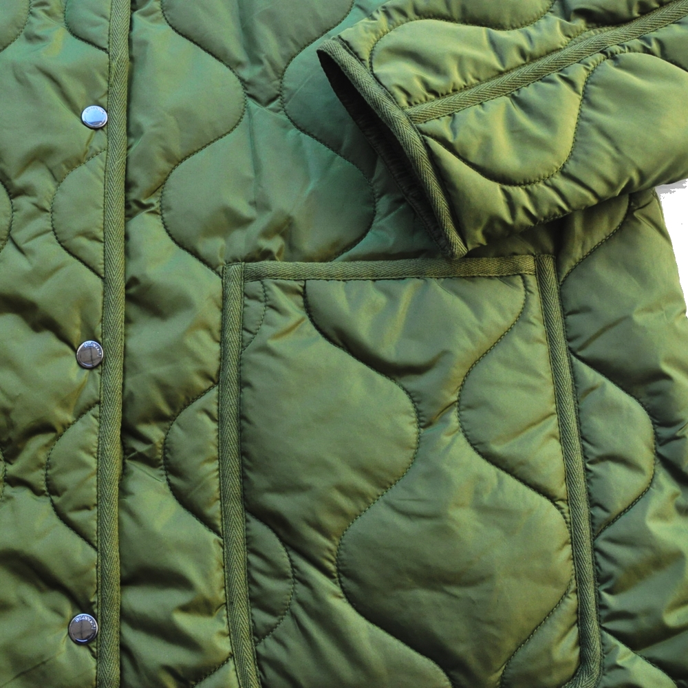 BLANK NYC / ブランクニューヨークシティー LIGHT QUILTED JACKET OLIVE GREEN  BIG SIZE-4