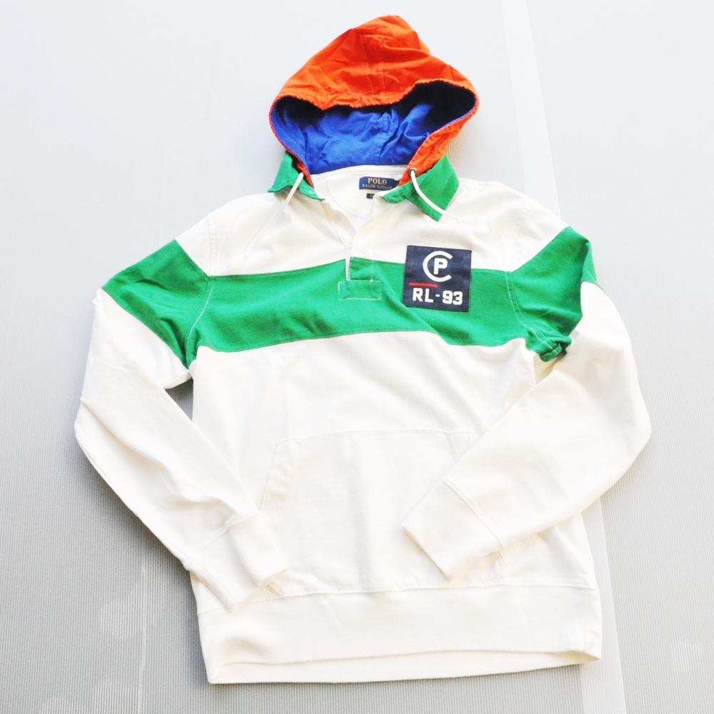 POLO RALPH LAUREN / ポロラルフローレン CP-93 RUGBY SHIRT SWEAT HOODIE