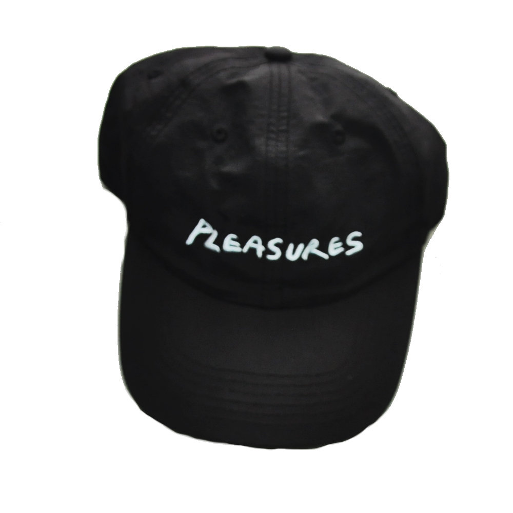 PLEASURES / プレジャーズ PLEASURES LOGO NYLON 6PANEL BASE BALL CAP