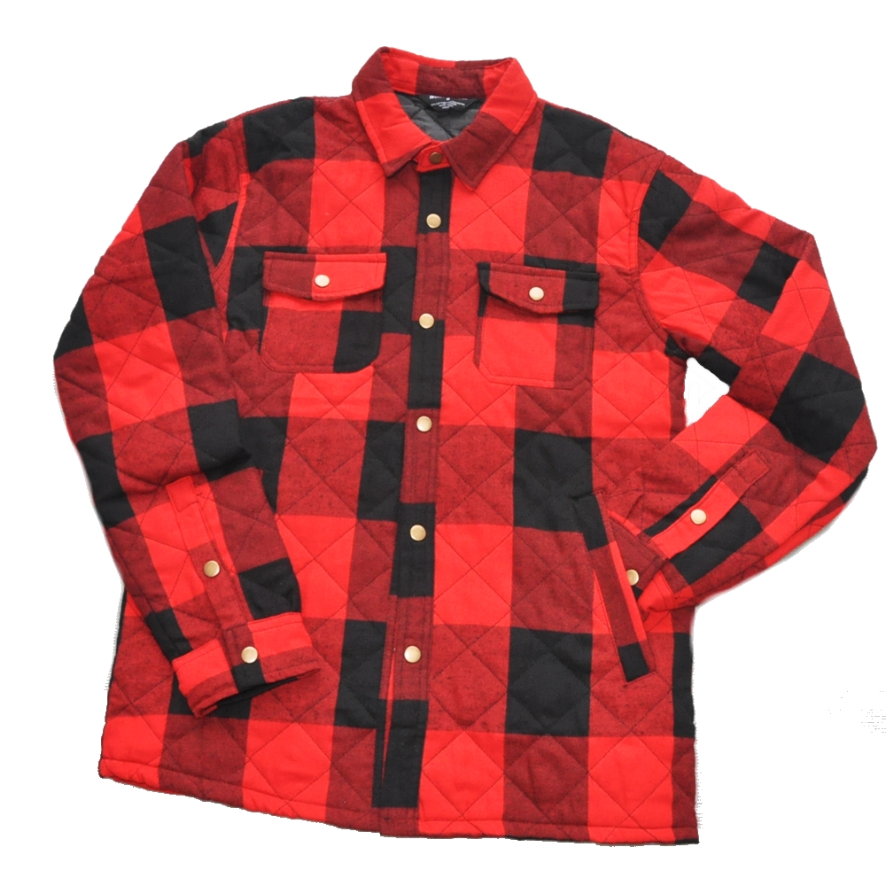 DISTORTION CLOTHING / BLOCK CHECK  LONG SLEEVE SHIRT